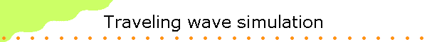 Traveling wave simulation